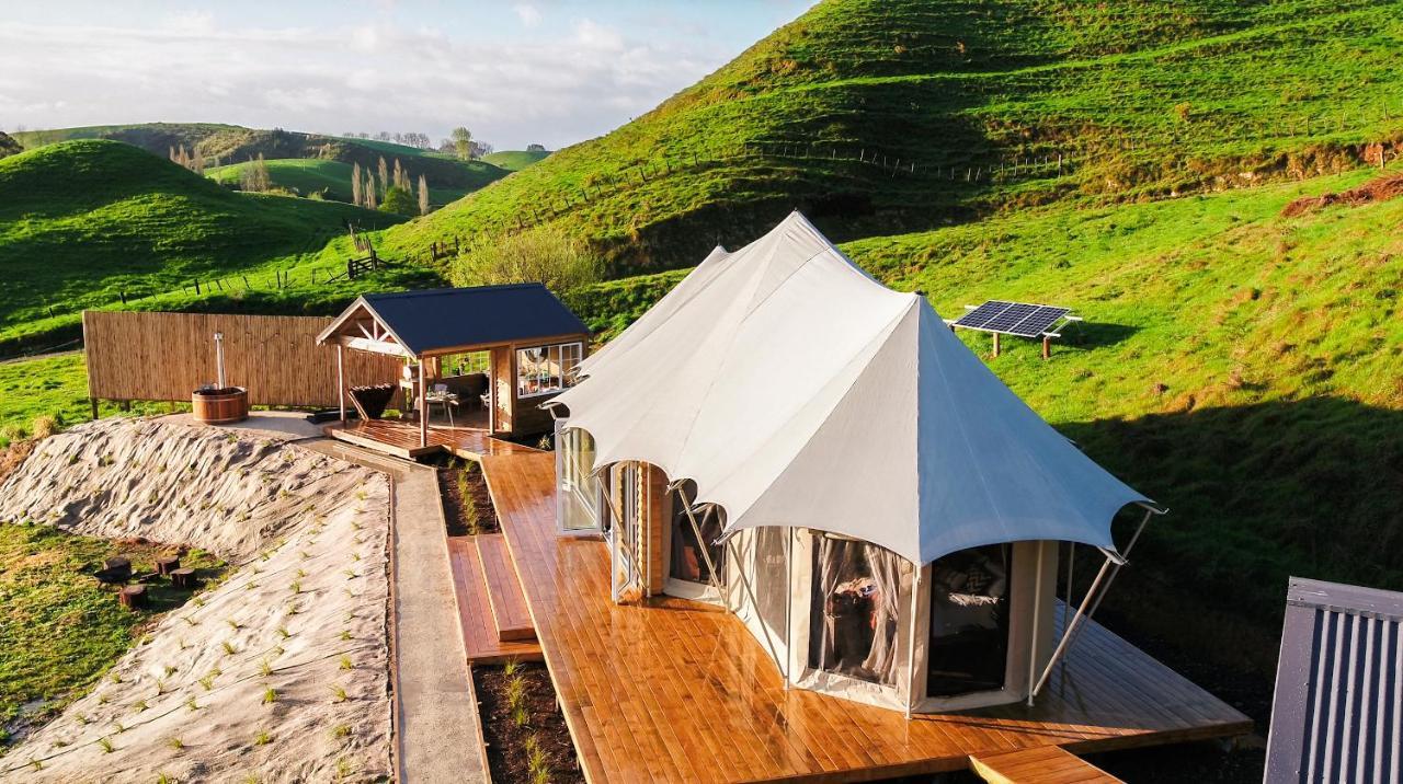 Orchard Valley Glamping Otorohanga Ngoại thất bức ảnh