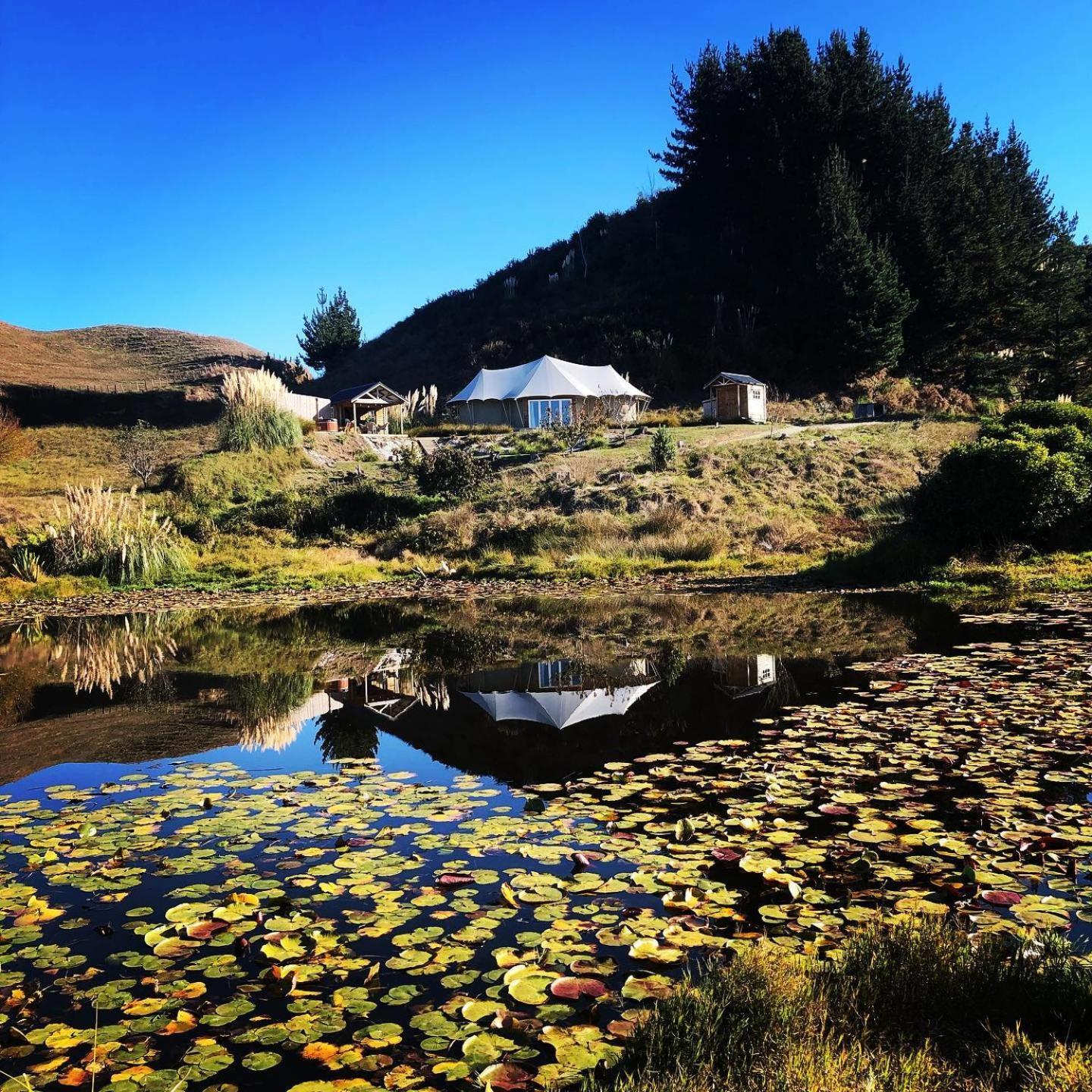 Orchard Valley Glamping Otorohanga Ngoại thất bức ảnh