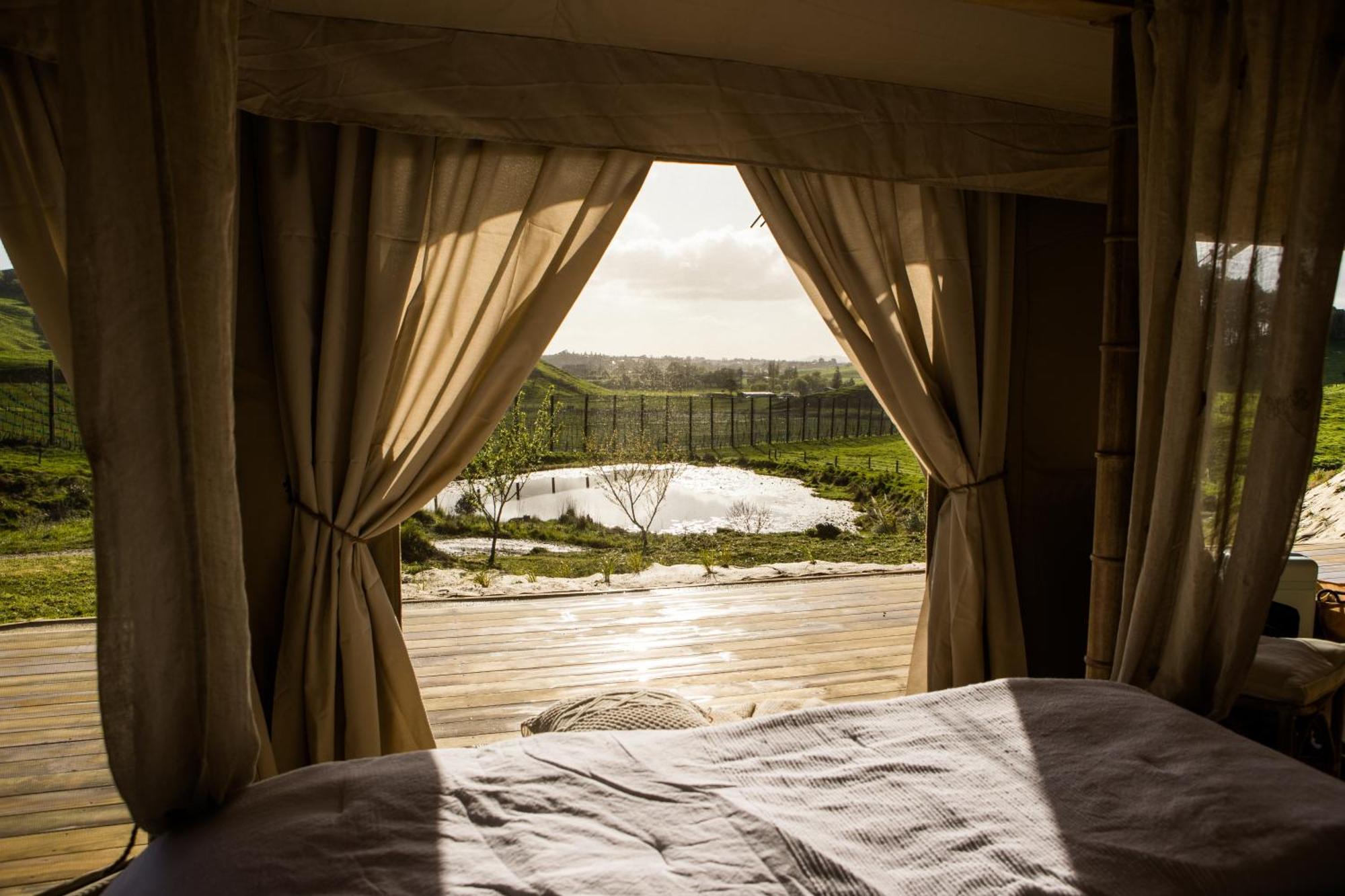 Orchard Valley Glamping Otorohanga Ngoại thất bức ảnh